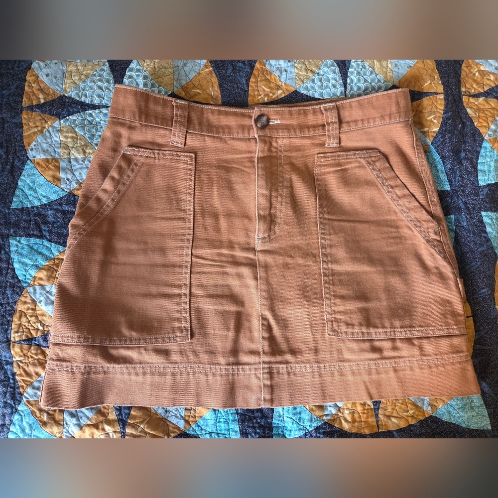 Women's Old Navy 100% Cotton Cargo Skirt Size 10